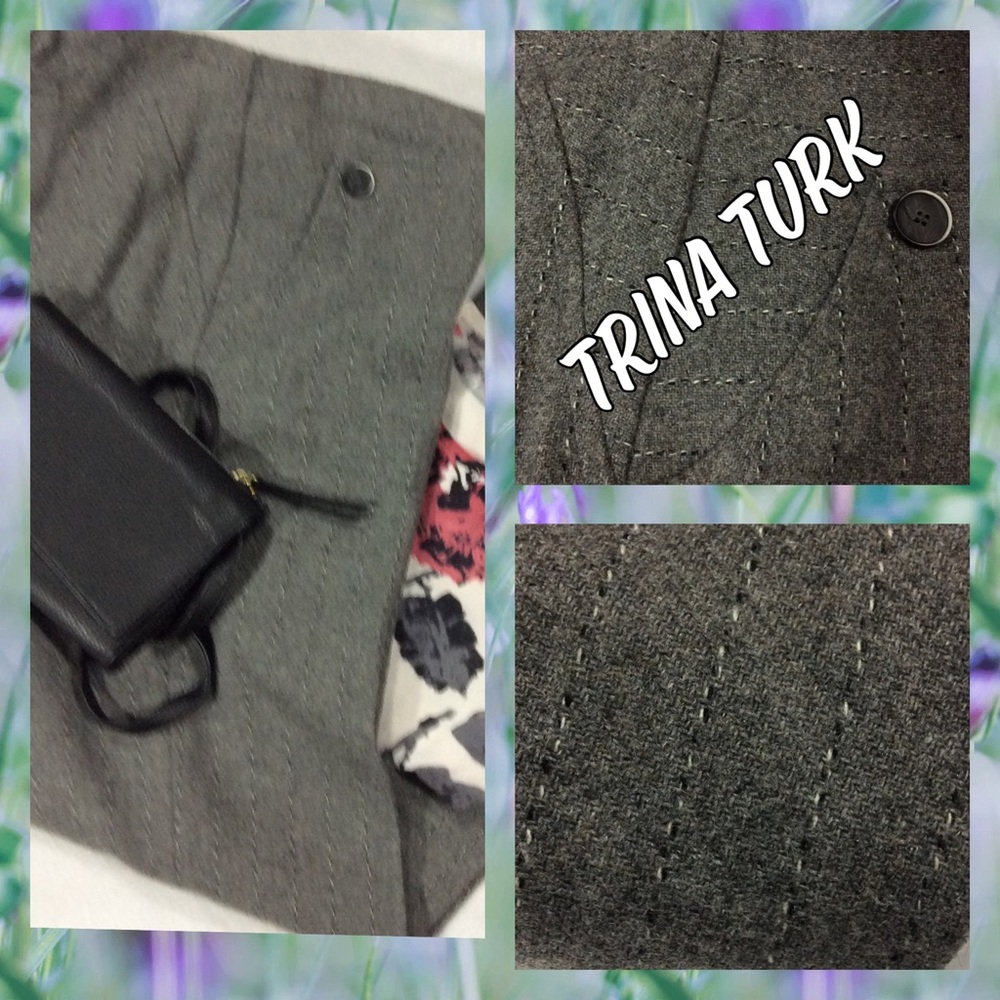 GRAY TRINA TURK PANTS